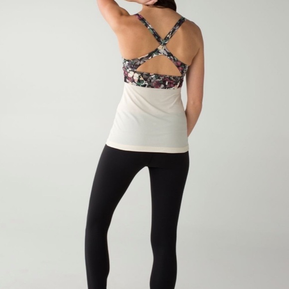 Lululemon Wrap It Up Tank Top So Fly Butterfly Angel Wing Multi Luxtreme… - Picture 2 of 12